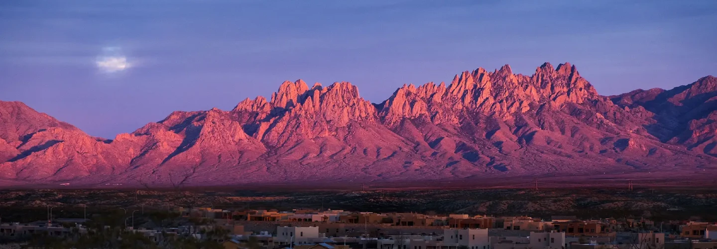Panoramic view of New Mexico, representing NM DOH