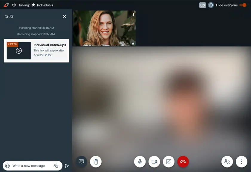 NEW Lecture style meeting