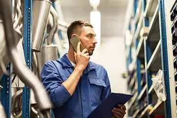 Industrial: 90% Drop in Enquiry Calls for Parts Fulfillment