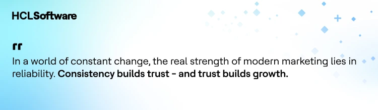 Consistency Makes the Real Competitive Advantage