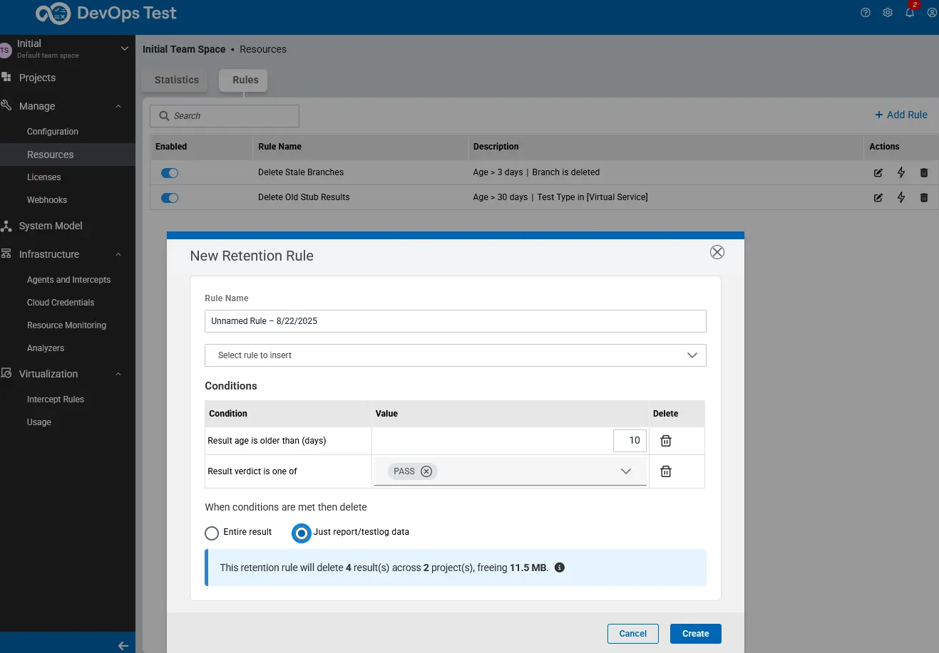 DevOps Test Interface