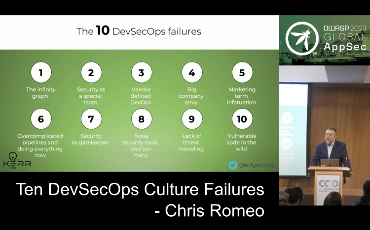 DevSecOps Culture Under the Microscope at OWASP 2023 Global AppSec, Dublin
