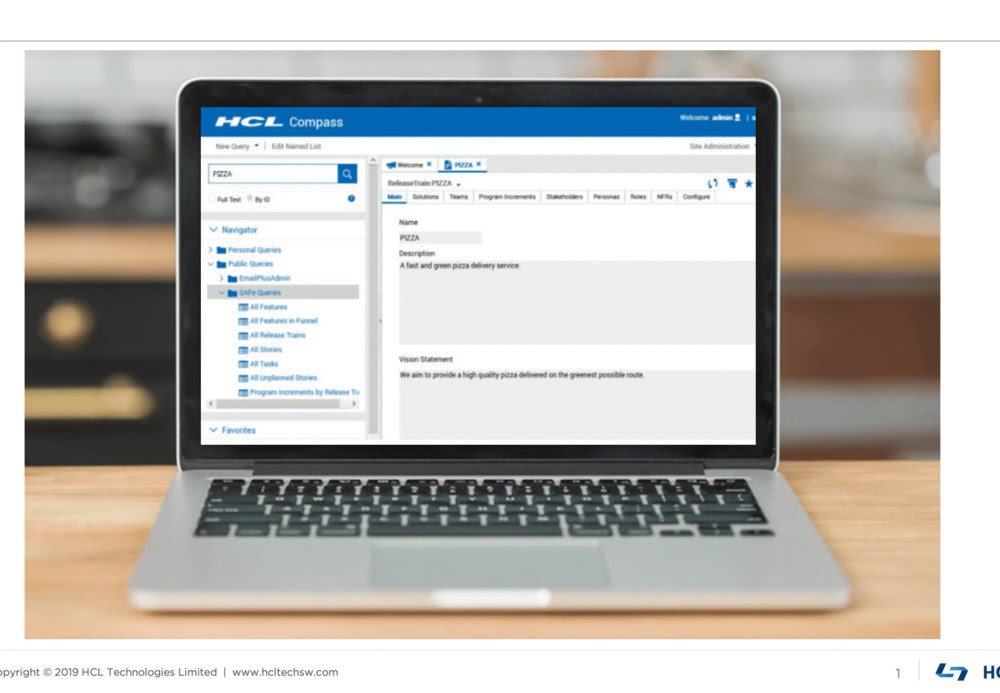 Introducing an Essential SAFe&reg; Schema and Package for HCL Compass 2.0.1