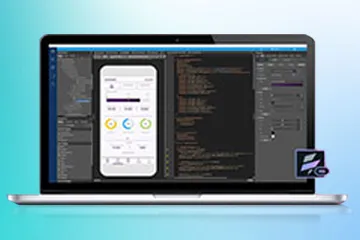 Laptop screen is showing some data and code