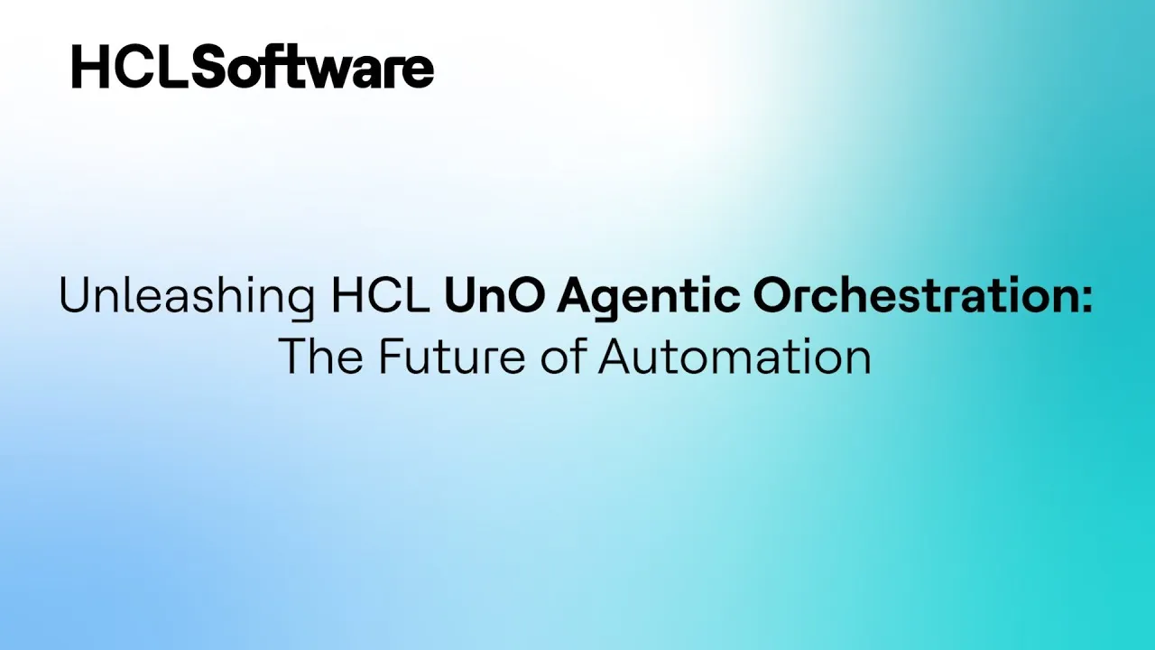 HCL UnO Agentic: Transforming the future of work with governance and resilience!