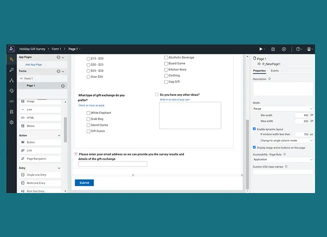 Intuitive Browser-Based Designer