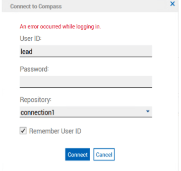 login error