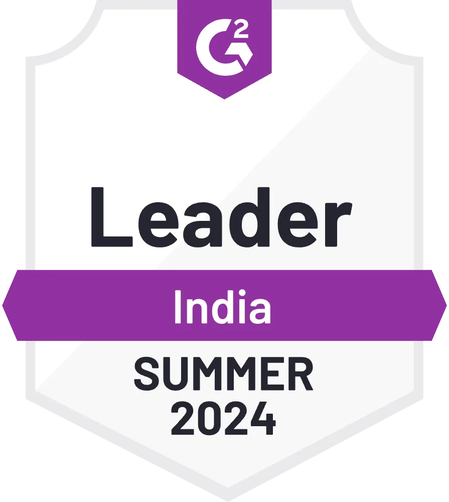 G2 Leader badge recognizing HCL BigFix as a top-rated unified endpoint management and security solution
