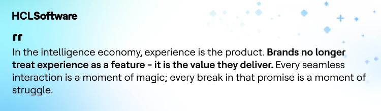 Experience has Become the Product