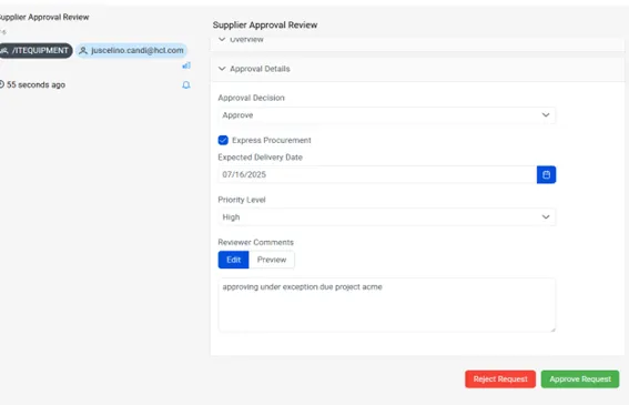 Figure 2 Human-in-the-loop approval