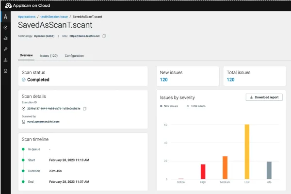 AppScan-Application Security on the Cloud