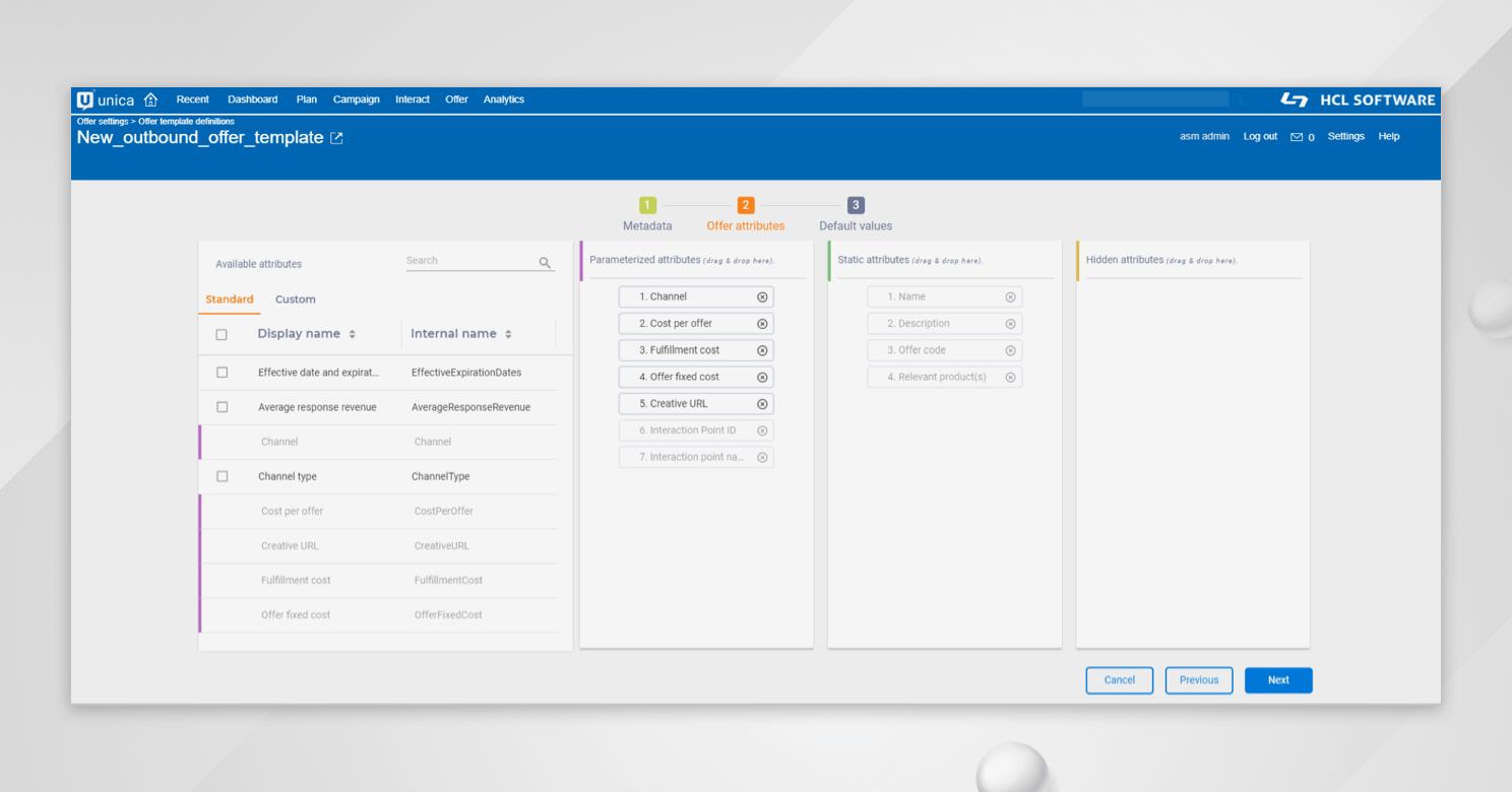 Unica Centralized Offer Management