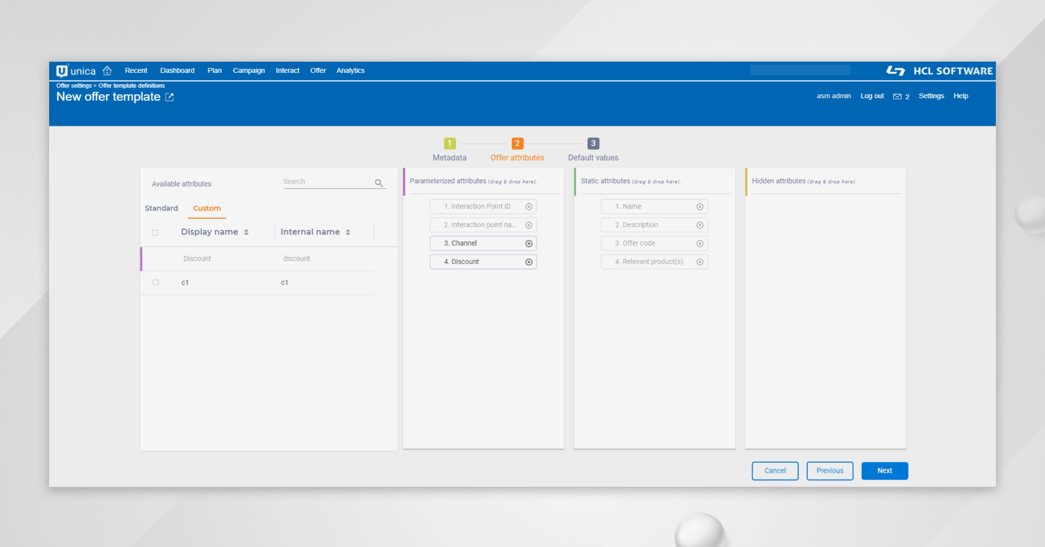 Unica Centralized Offer Management