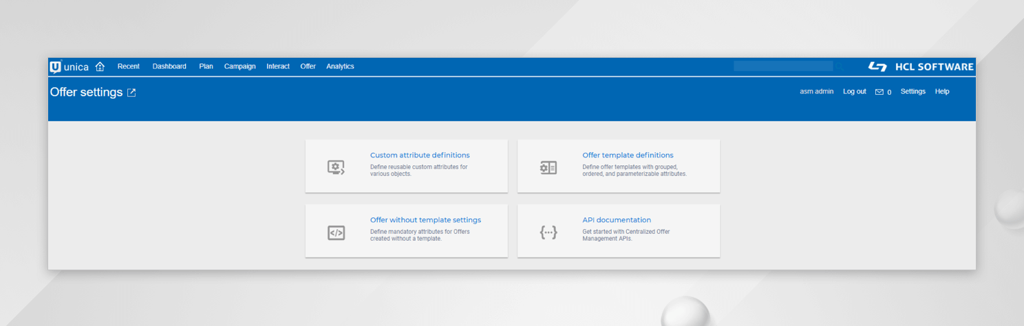 Unica Centralized Offer Management