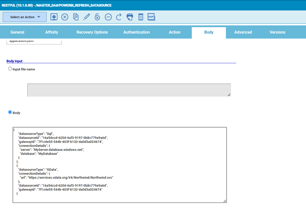 PowerBI Refresh DataSource
