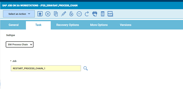 SAP Process Chain Job