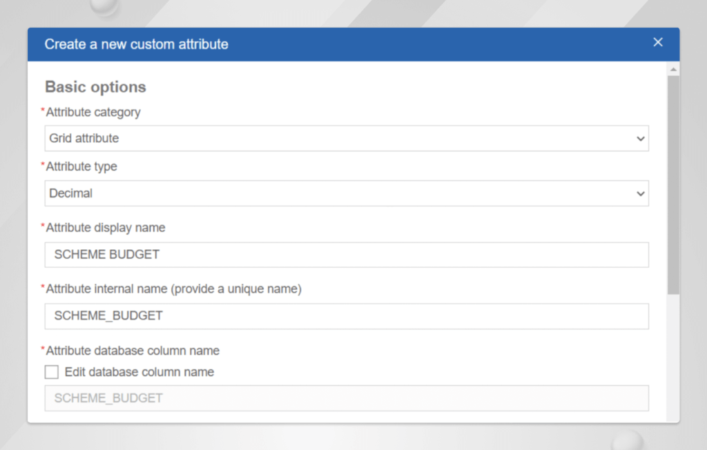 HCL Unica Plan’s TVC Read Only Grid