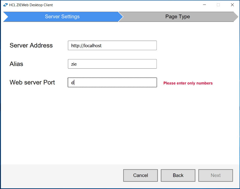Z and I Emulator for Web Desktop Client