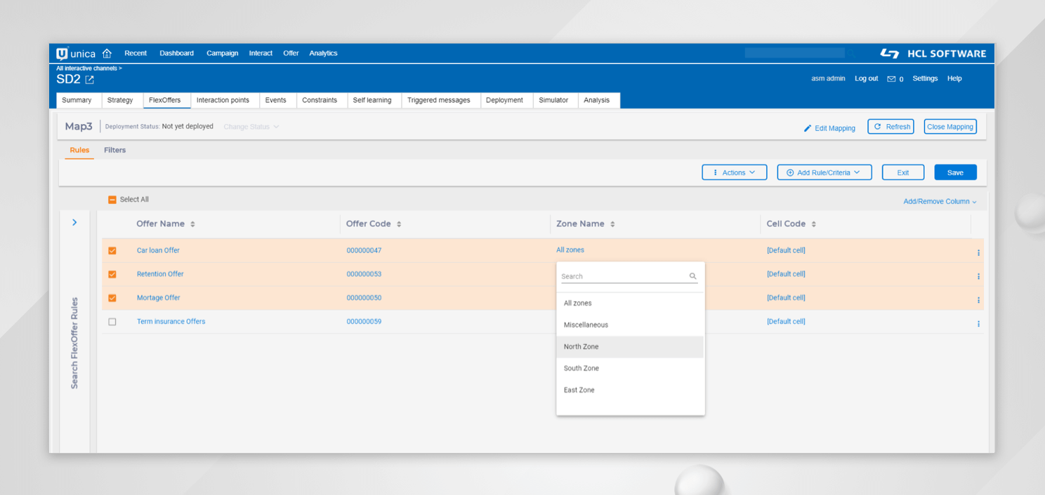FlexOffers in Unica Interact
