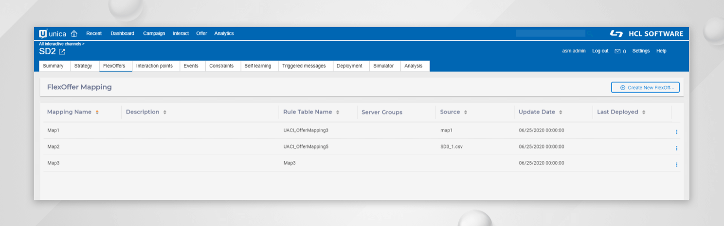 FlexOffers in Interact-add new rules