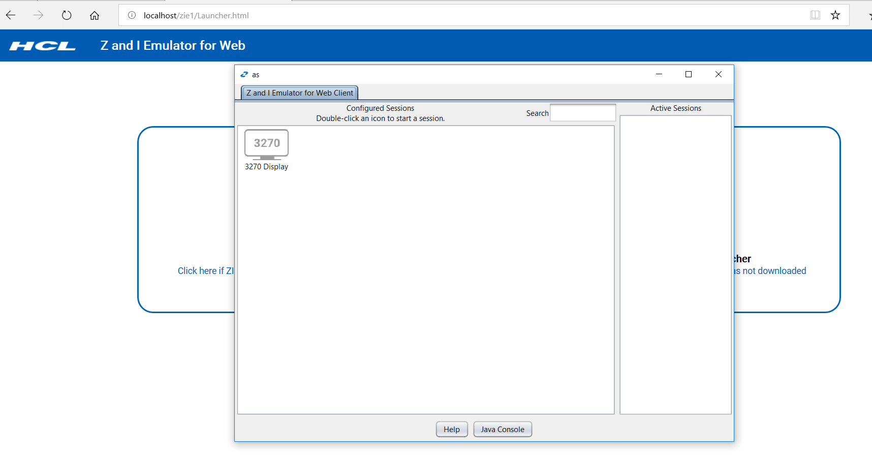 launch the html page