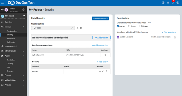 Redesigned security page