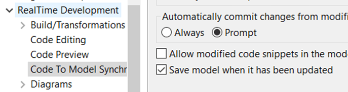 Synchronization Setting