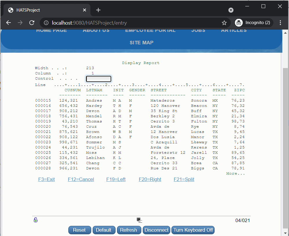 Default transformation for the minimized window