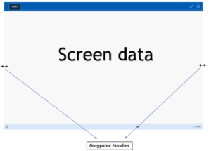 Default Transformation Modal with draggable handles