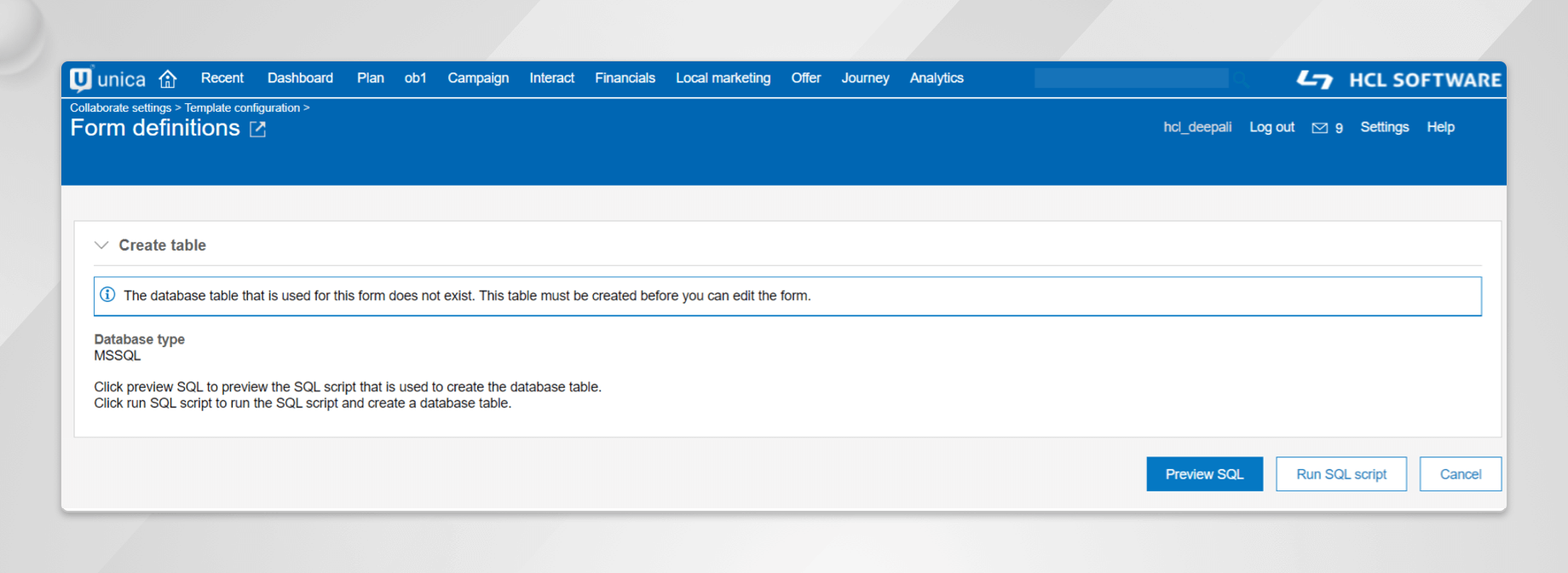 Unica Collaborate – Lists and On Demand Campaigns