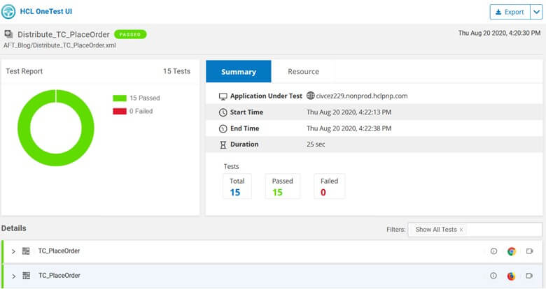 4. Report- Parallel Test run 4. Report- Parallel Test run