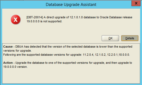enforce the database instance of Workload Automation