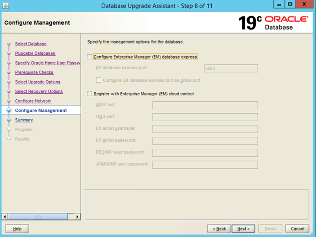 enforce the database instance of Workload Automation