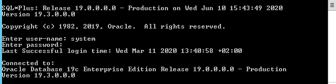 enforce the database instance of Workload Automation