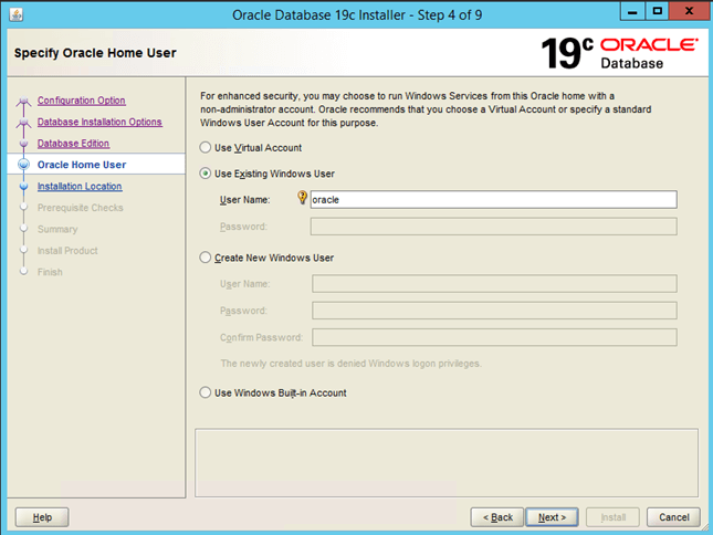 enforce the database instance of Workload Automation