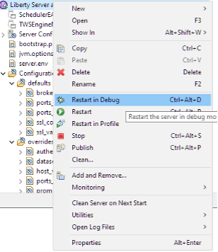 Stop / Start Liberty