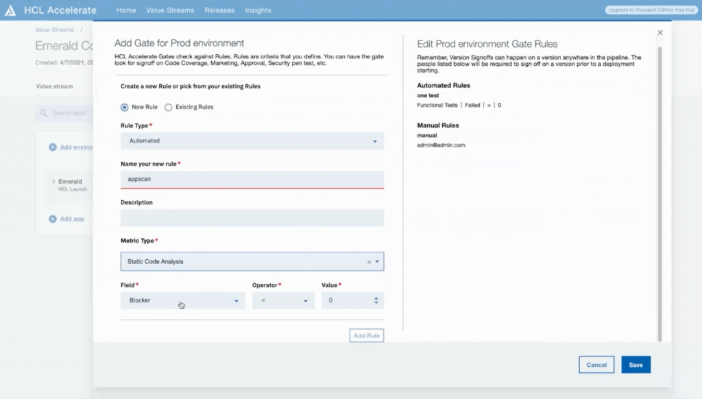 hcl accelerate smart gates