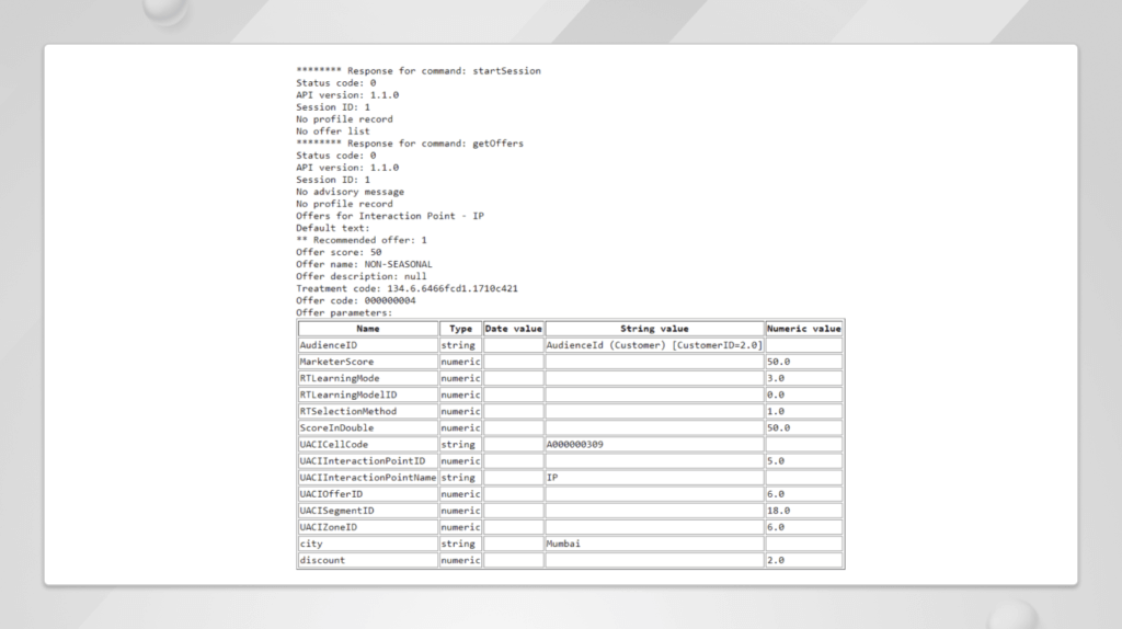 Limit the Offer Fields in Interact Offer Presentation