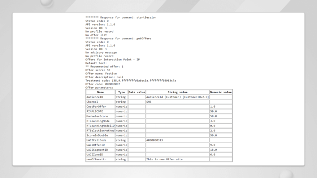 Limit the Offer Fields in Interact Offer Presentation