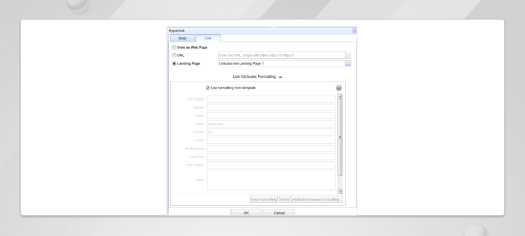Unsubscribing Email in Unica Deliver