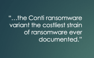 conti ransomware