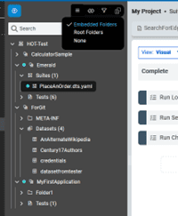 Logical folders management