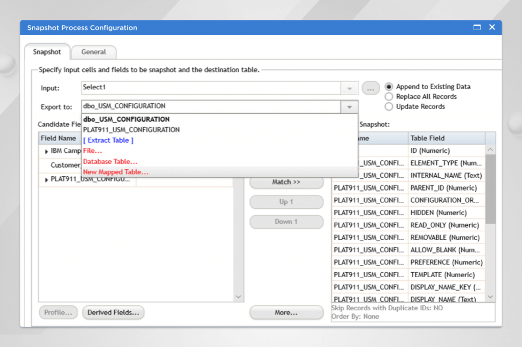Migrating data for Unica Campaign