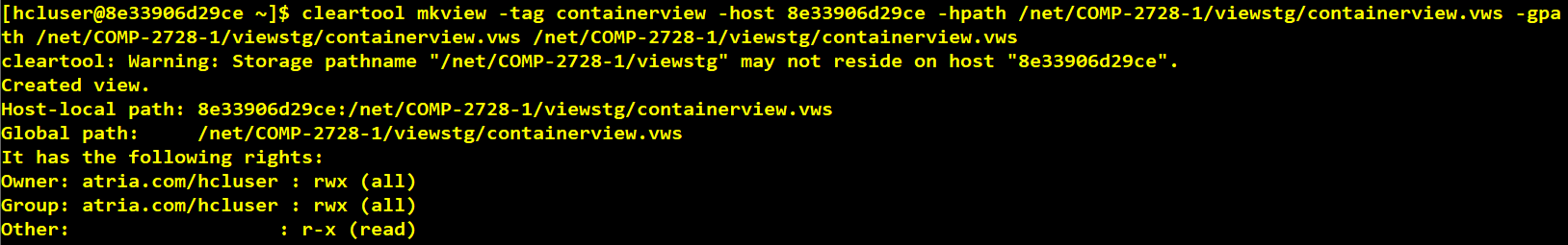 Docker Container With VersionVault Dynamic View Client Access