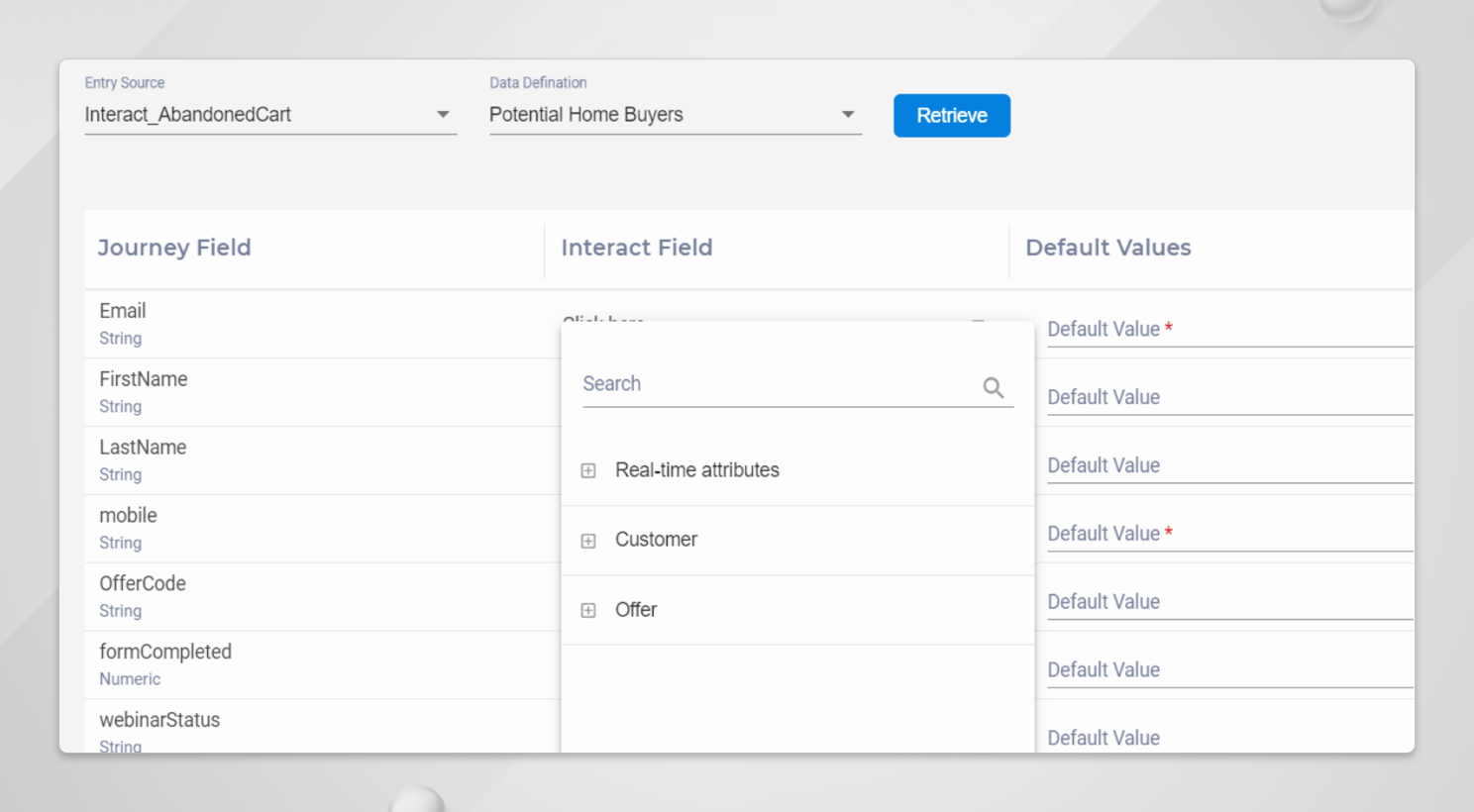 Seamless communication between Unica Interact and Unica Journey