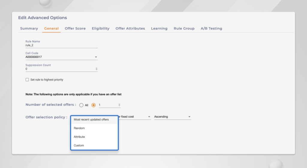 Enabling Offer List in HCL Unica Interact