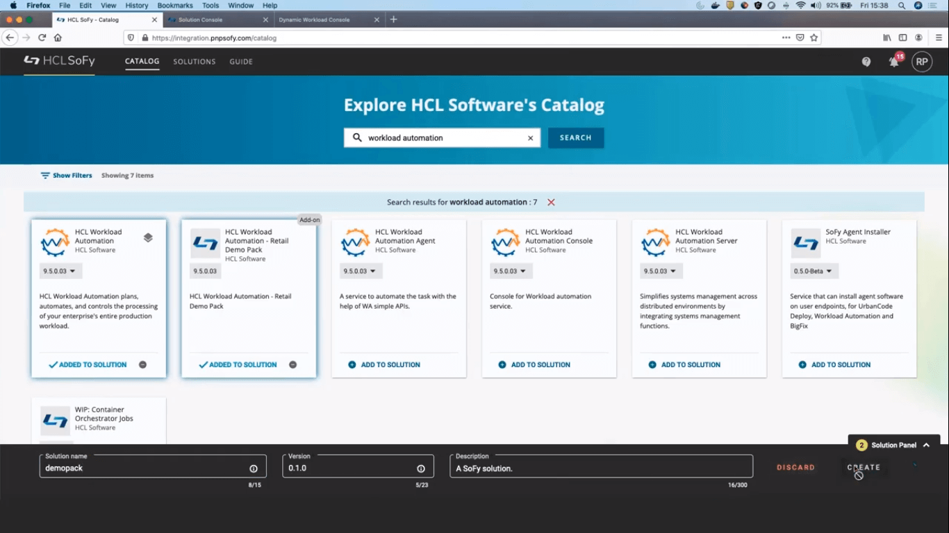 Explore HCLSoftware Catalog