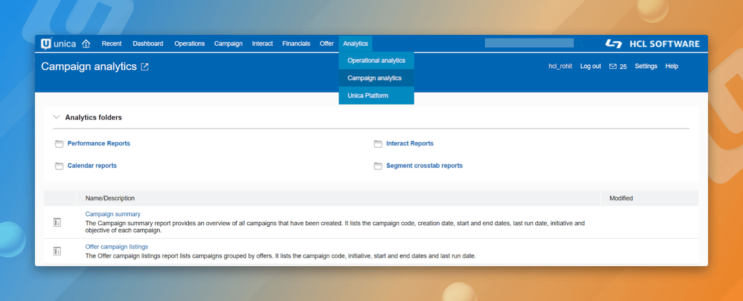 Marketing Performance- Unica Insights