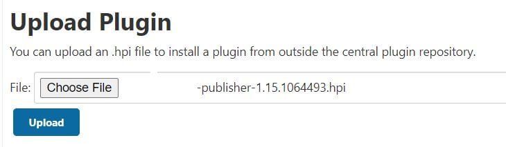 Upload Plugin Upload Plugin