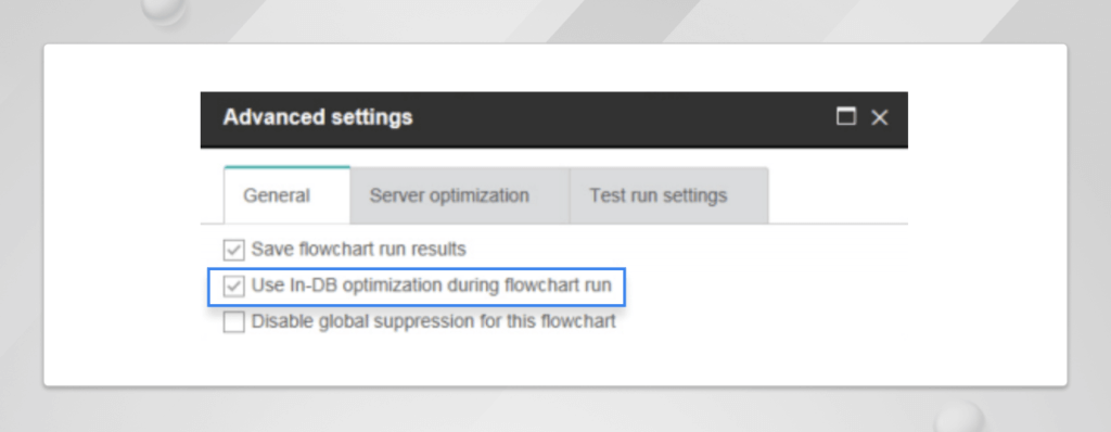 Database tuning for Unica Campaign